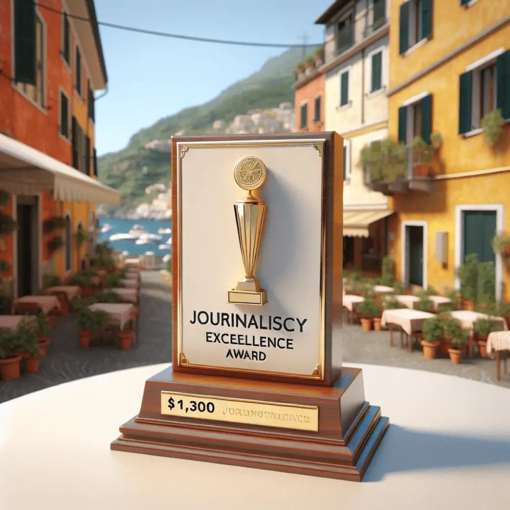 $1,300 Journalism Excellence Award in Italy, 2025