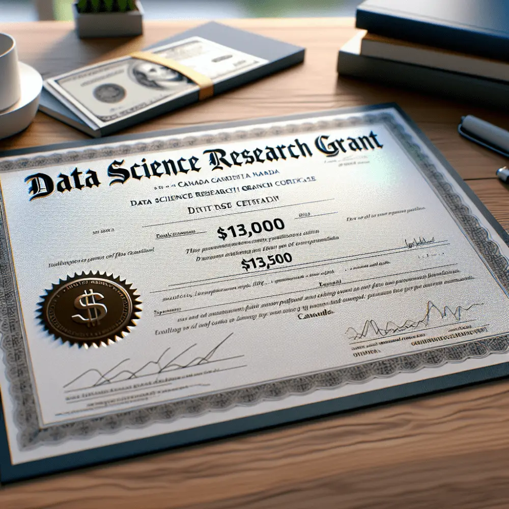 $13,500 Data Science Research Grant in Canada, 2024