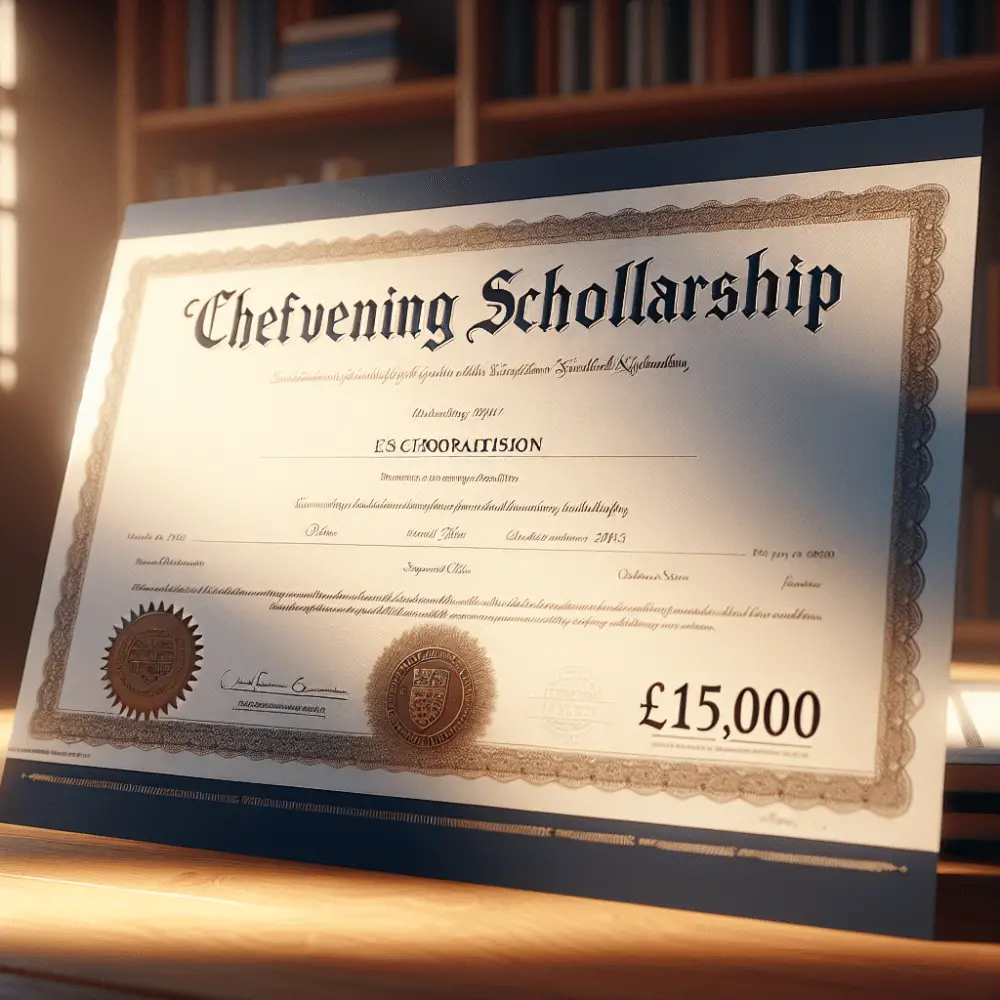 £15,000 Chevening Scholarship in the United Kingdom, 2024