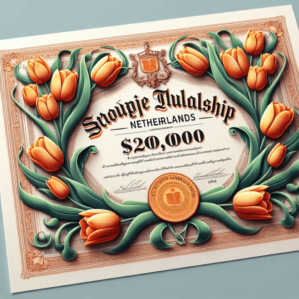 $20,000 Orange Tulip Scholarship Netherlands 2024