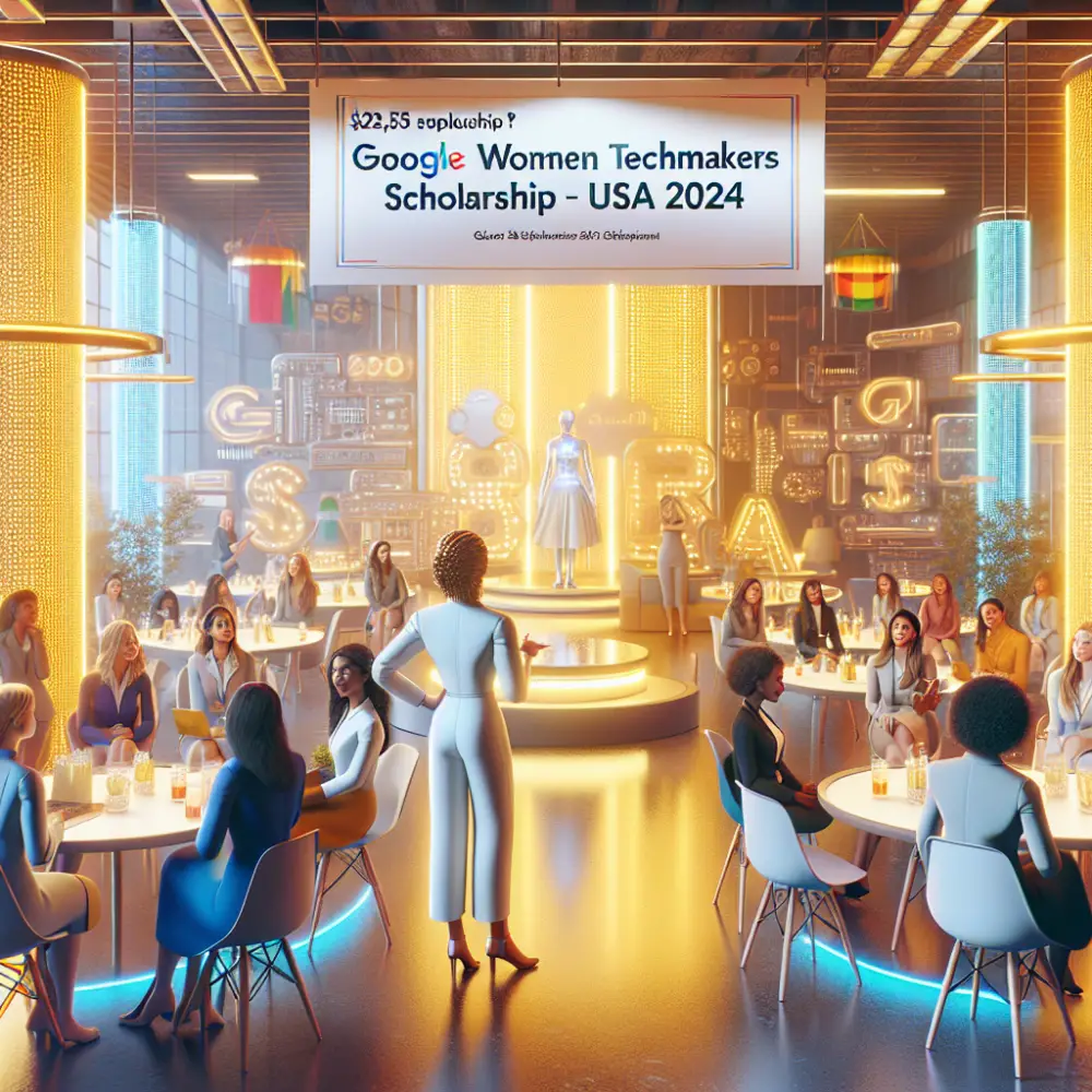 $2,500 Google Women Techmakers Scholarship USA 2024