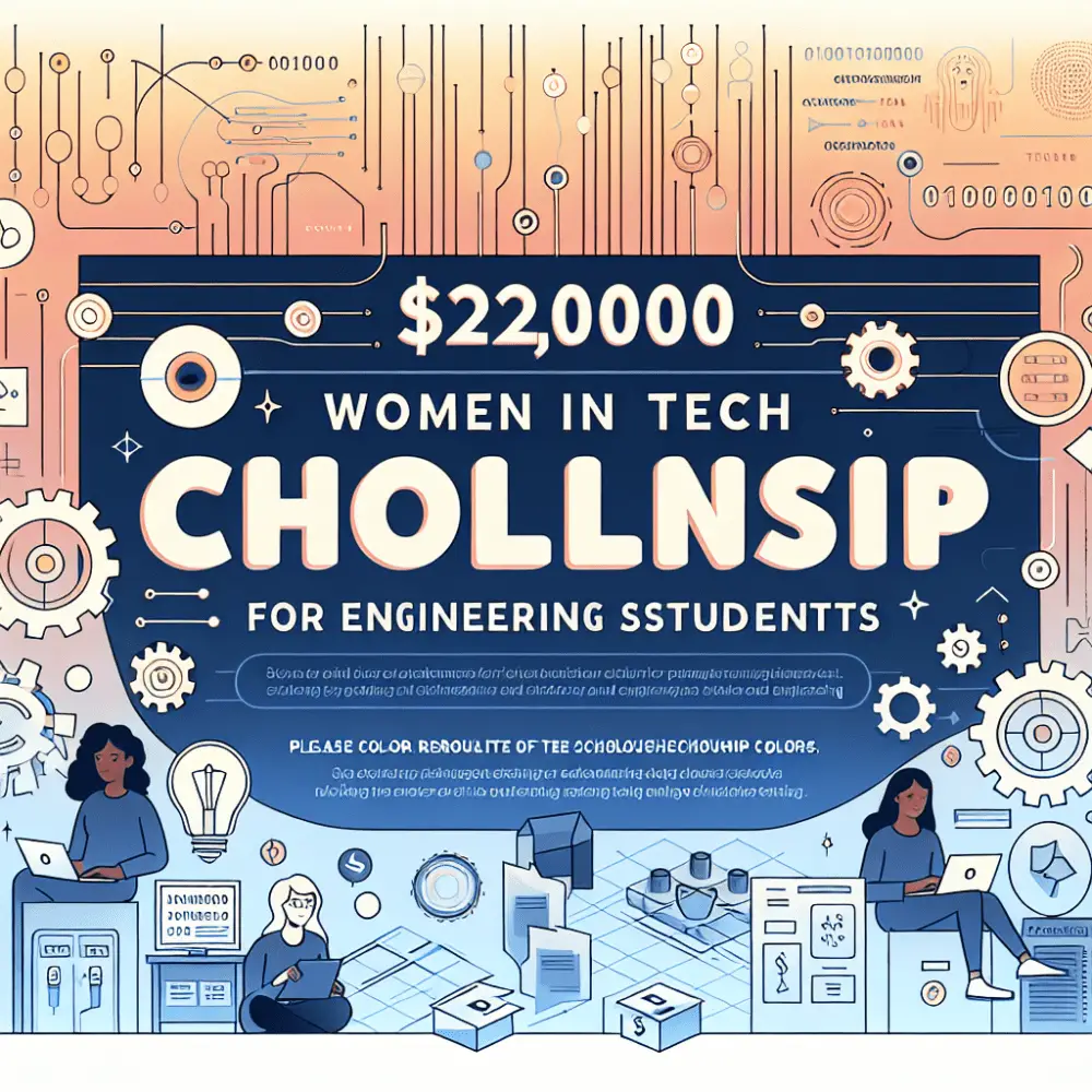 $25,000 Women in Tech Excellence Scholarship for Engineering Students, 2024