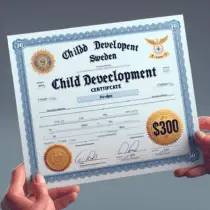 $300 Child Development Certificate in Sweden, 2024