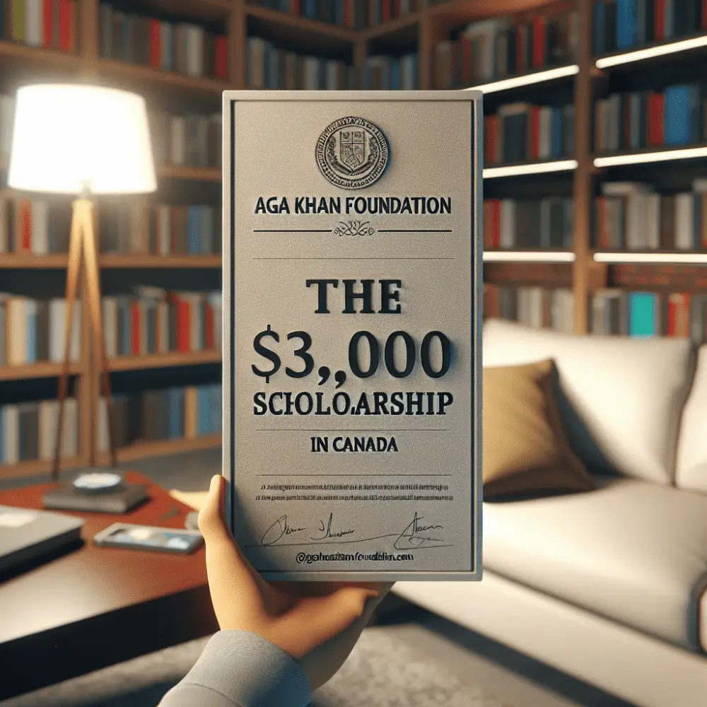 $3,000 Aga Khan Foundation Scholarship in Canada, 2024