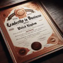 $30,000 Leadership in Business Award in the UK, 2024