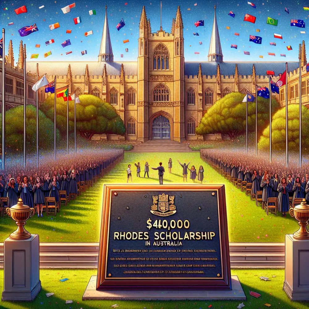 $40,000 Rhodes Scholarship in Australia, 2025