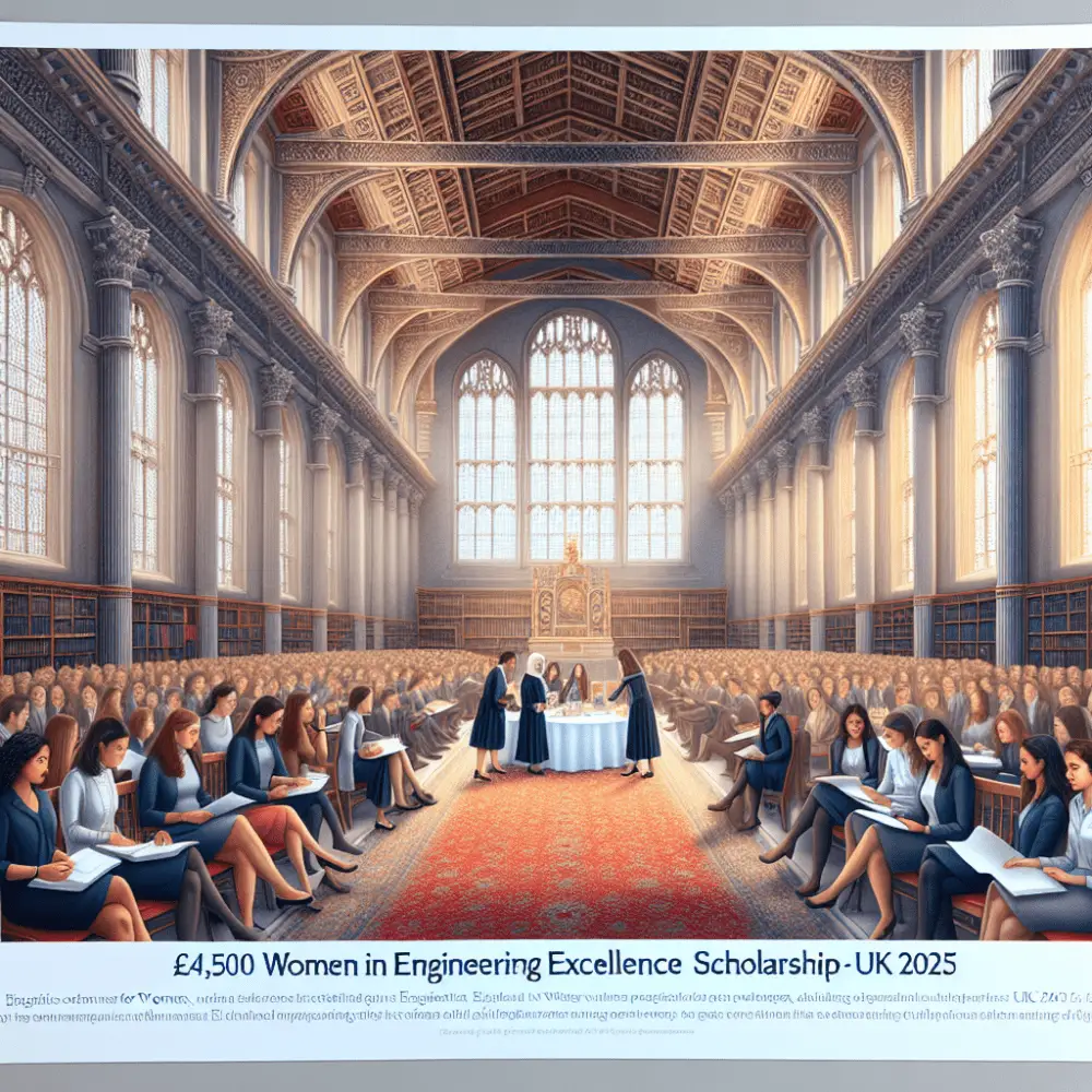 £4,500 Women in Engineering Excellence Scholarship UK 2025