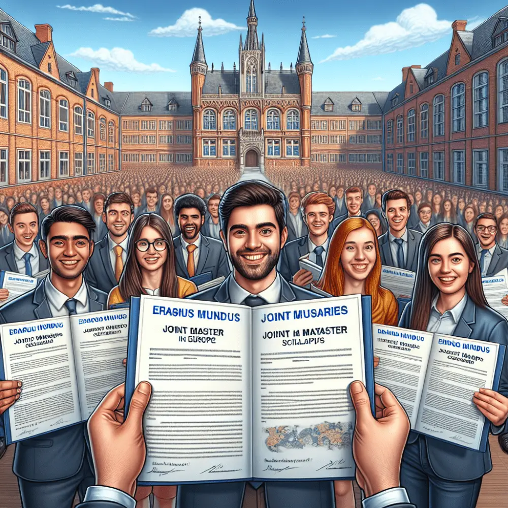 $6,000 Erasmus Mundus Joint Master Scholarships in Europe, 2024