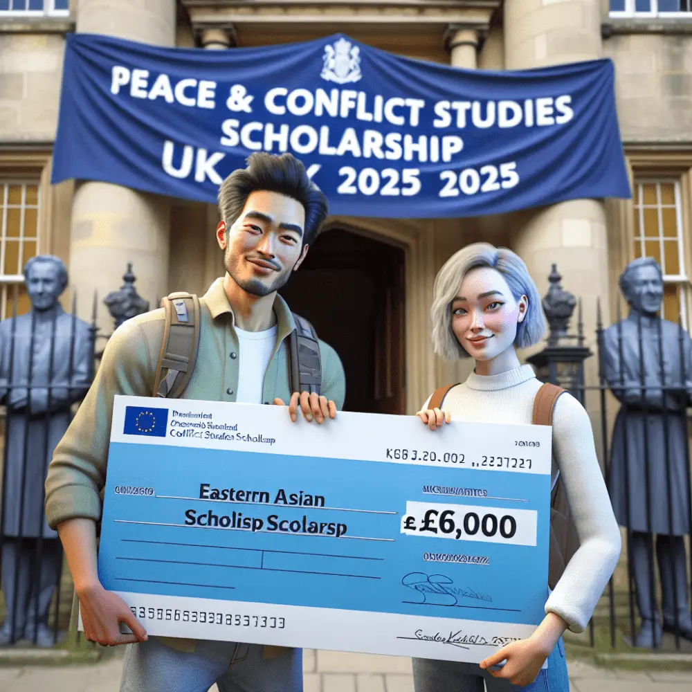 £6,000 Peace and Conflict Studies Scholarship UK 2025