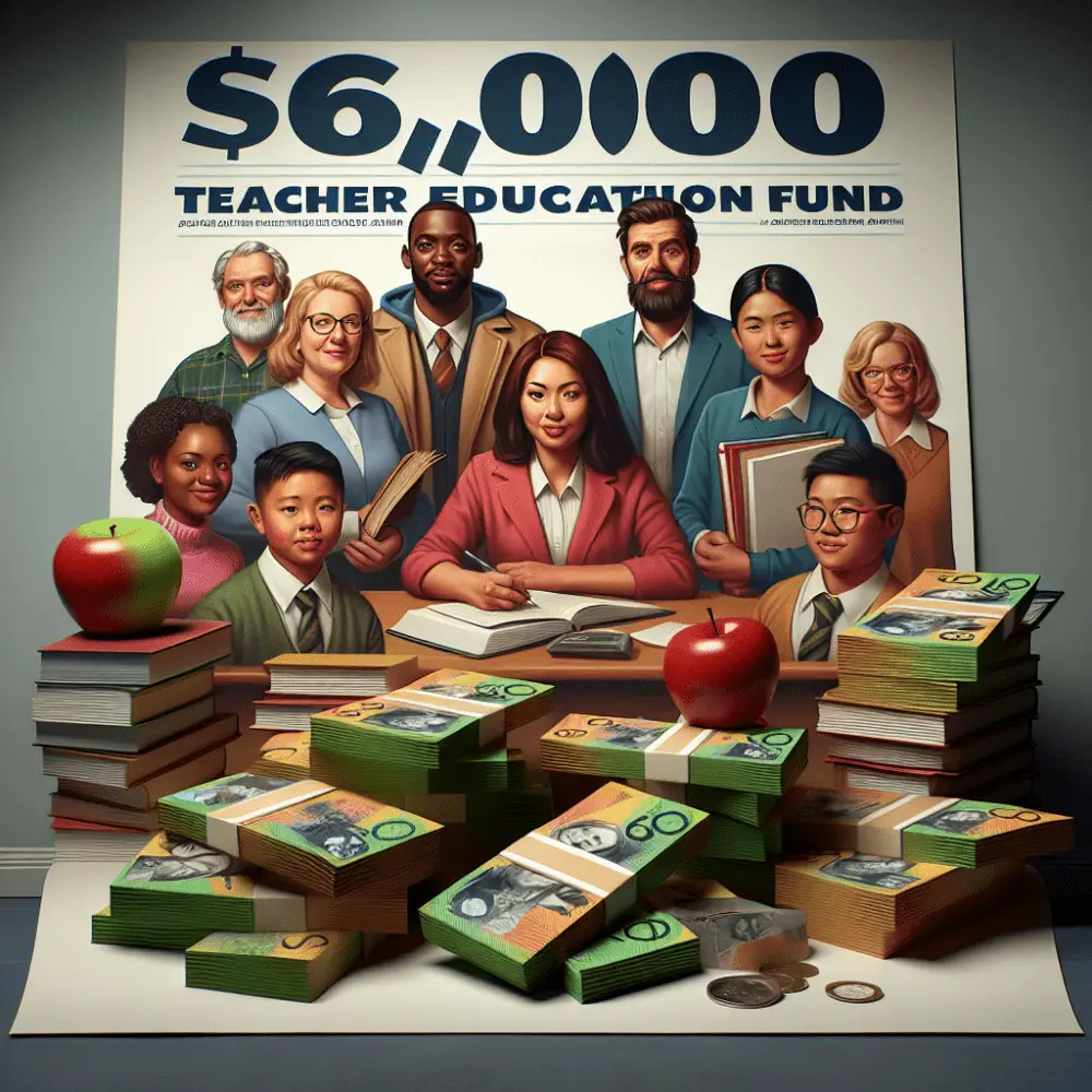 $6,000 Teacher Education Fund in Australia, 2024