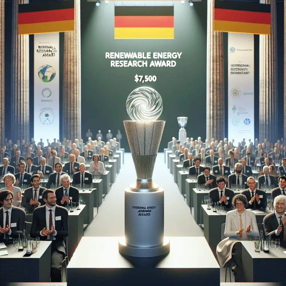 $7,500 Renewable Energy Research Award in Germany, 2024