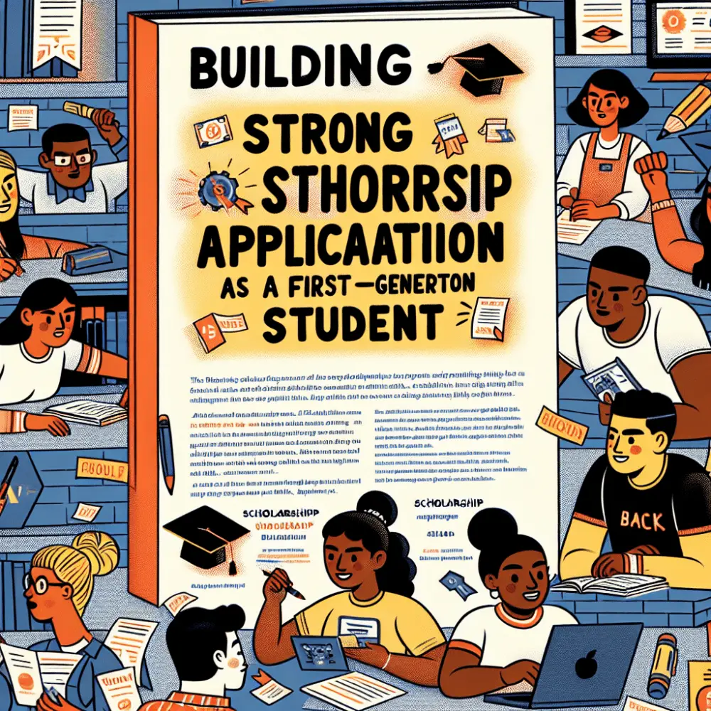 Building a Strong Scholarship Application as a First-Generation Student