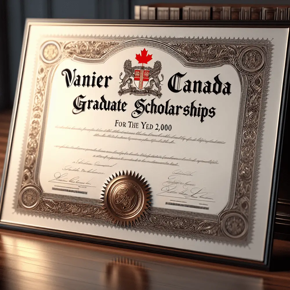 CAD 2,000 Vanier Canada Graduate Scholarships in Canada, 2024