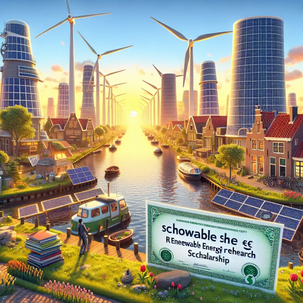 €6,000 Renewable Energy Research Scholarship Netherlands 2025