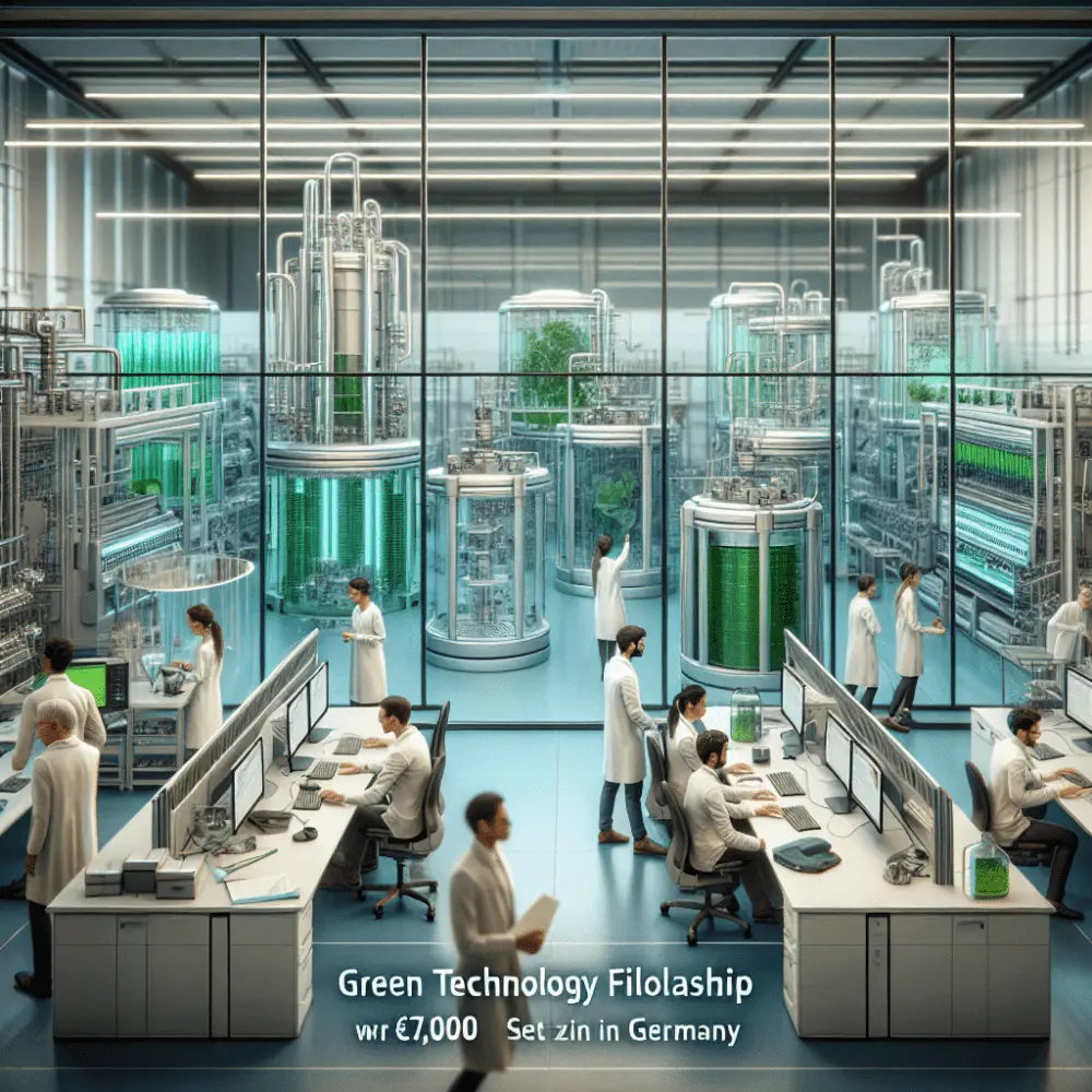 €7,000 Green Technology Fellowship in Germany, 2024