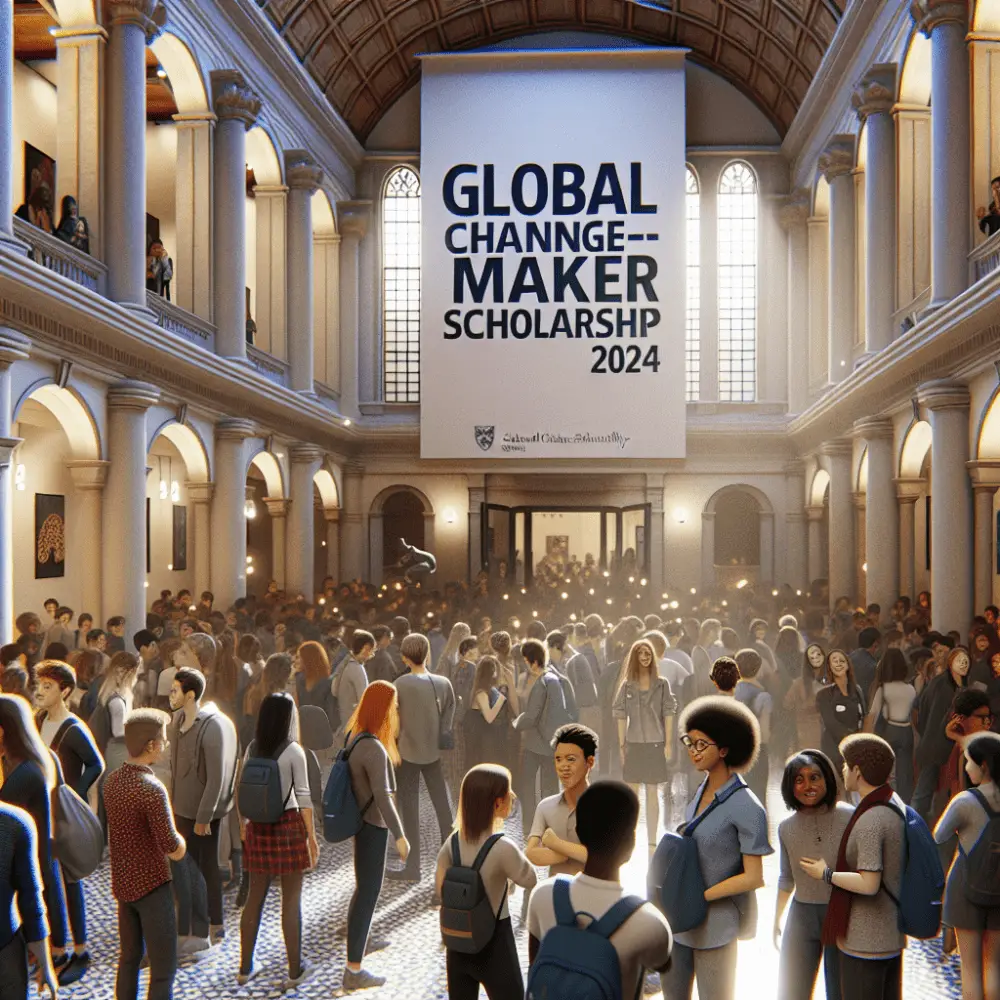 Global Change-Maker Scholarship in the UK, 2024