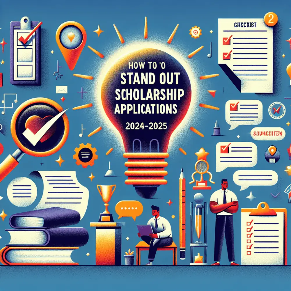 Scholarship Application Tips: How to Stand Out in 2024-2025