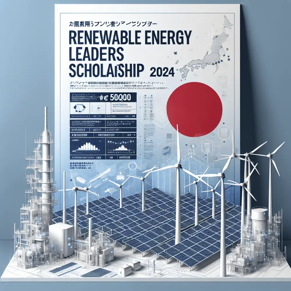 ¥500,000 Renewable Energy Leaders Scholarship Japan 2024