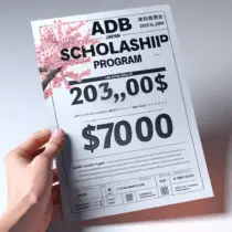 $7,000 ADB Japan Scholarship Program Japan 2024