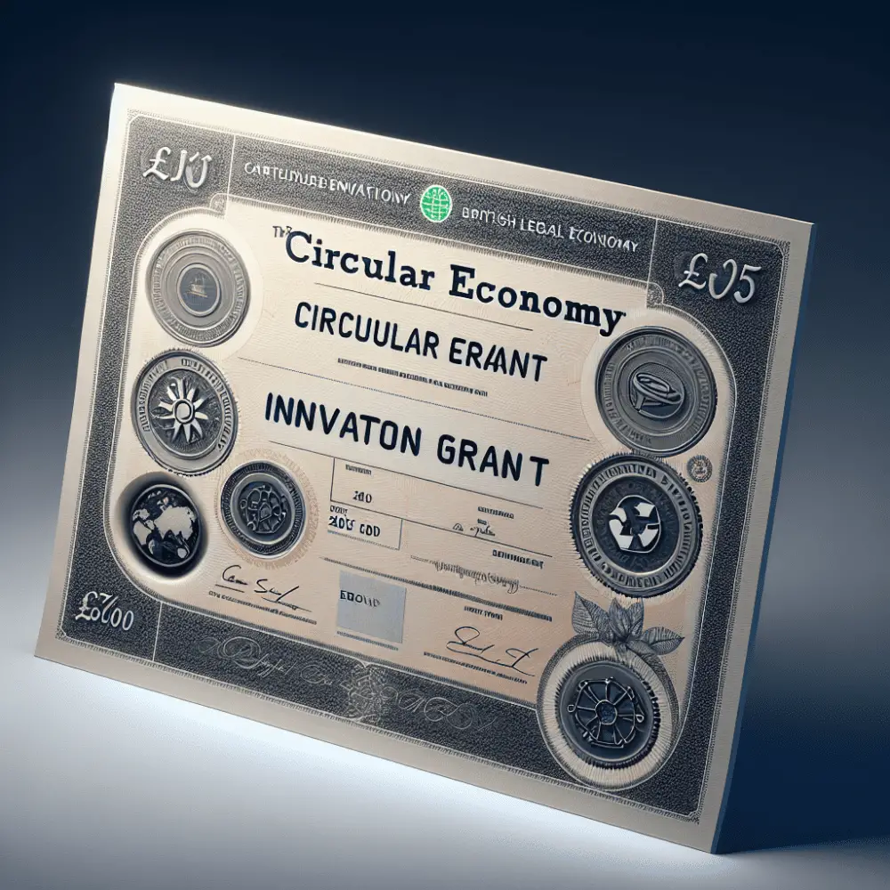 £7,000 Circular Economy Innovation Grant in UK, 2025