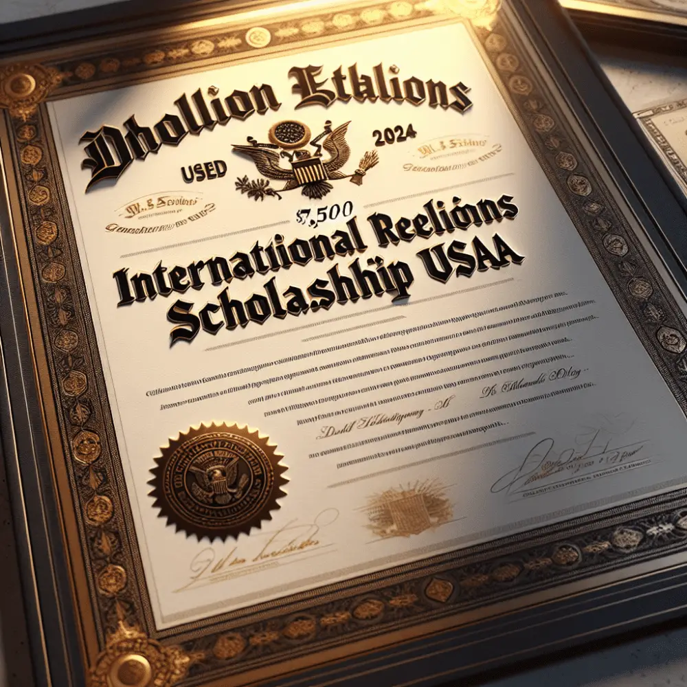 $7,500 International Relations and Diplomacy Scholarship USA 2024