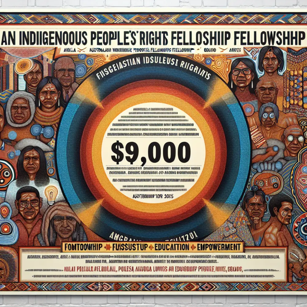 $9,000 Indigenous Peoples' Rights Fellowship in Australia, 2025