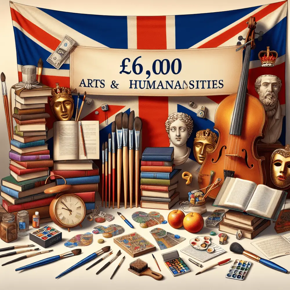 Arts and Humanities £6,000 Scholarship in UK, 2024