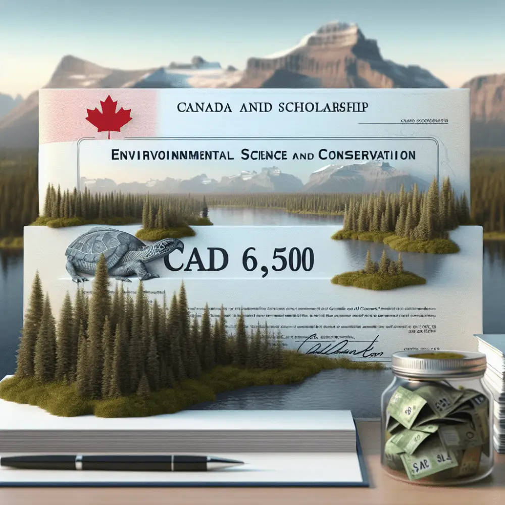 CAD 6,500 Environmental Science and Conservation Scholarship in Canada, 2025