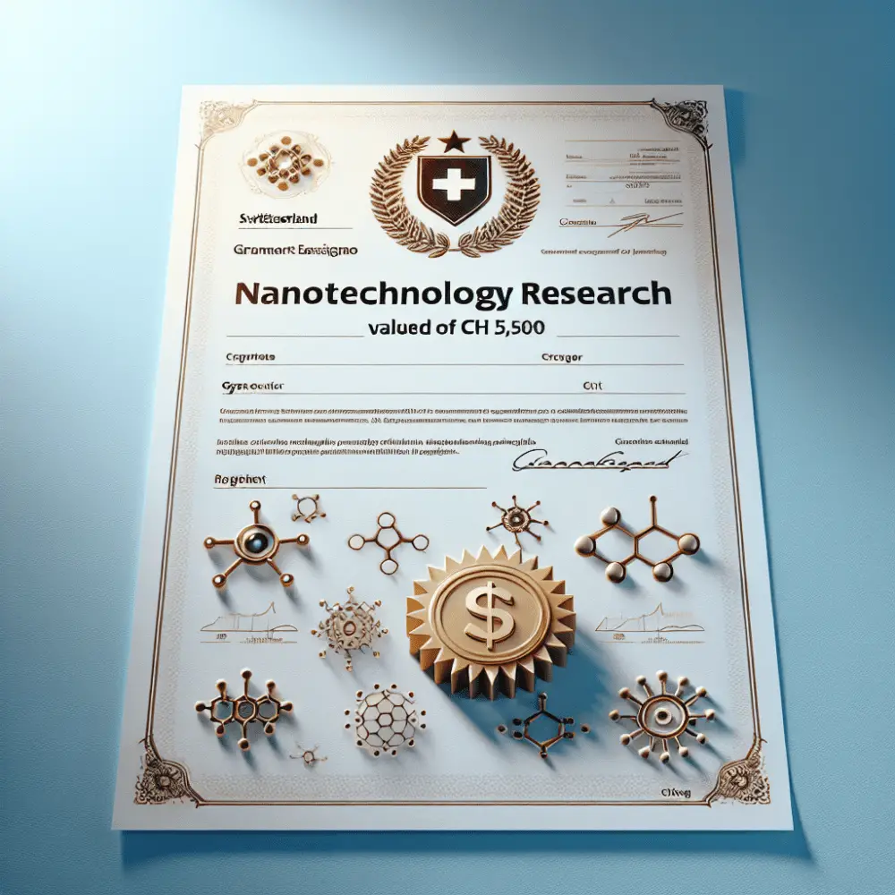 CHF 5,500 Nanotechnology Research Grant in Switzerland, 2024