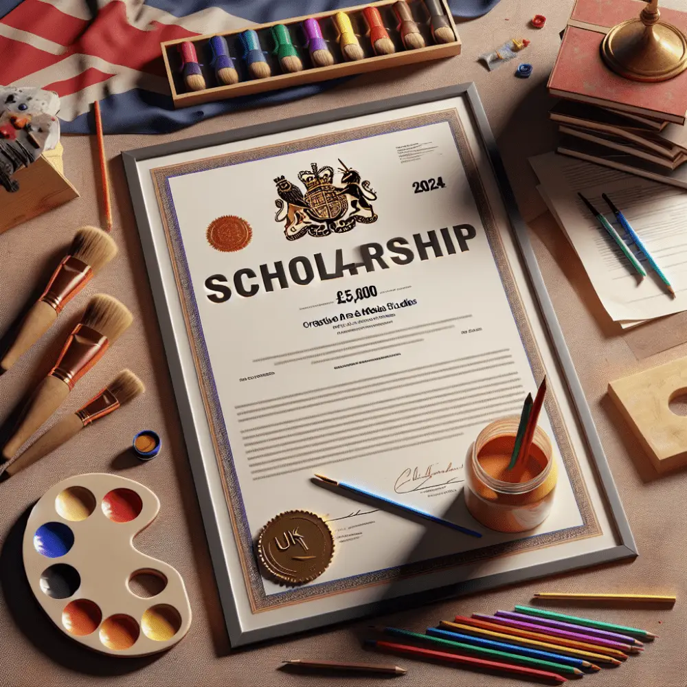 Creative Arts and Media £5,000 Scholarship in UK, 2024