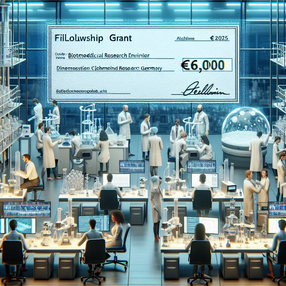 €6,000 Biomedical Research Fellowship in Germany, 2025