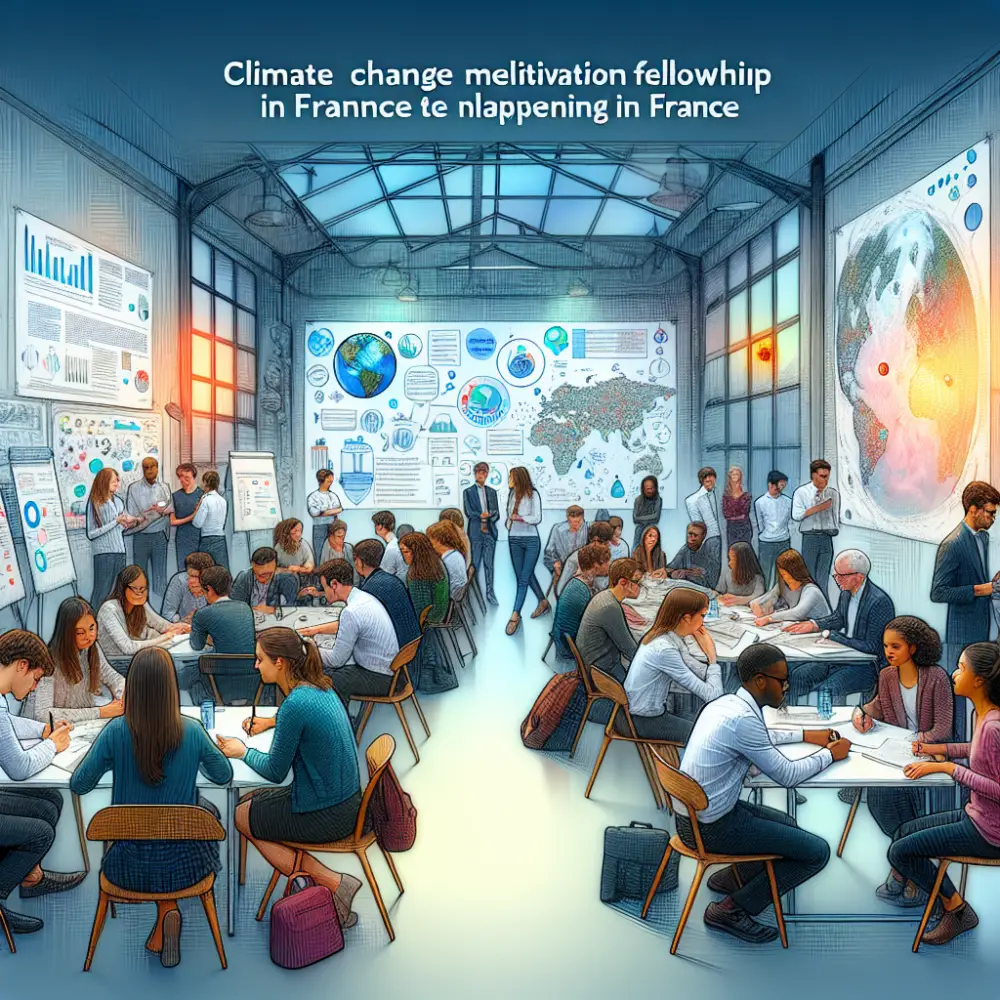 €6,500 Climate Change Mitigation Fellowship in France, 2025