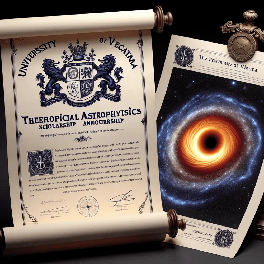 €7,000 Theoretical Astrophysics Scholarship at University of Vienna, Austria, 2025