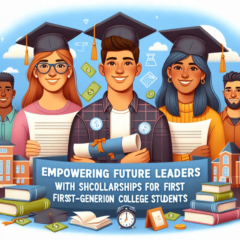 Empowering Future Leaders with Scholarships for First-Generation College Students