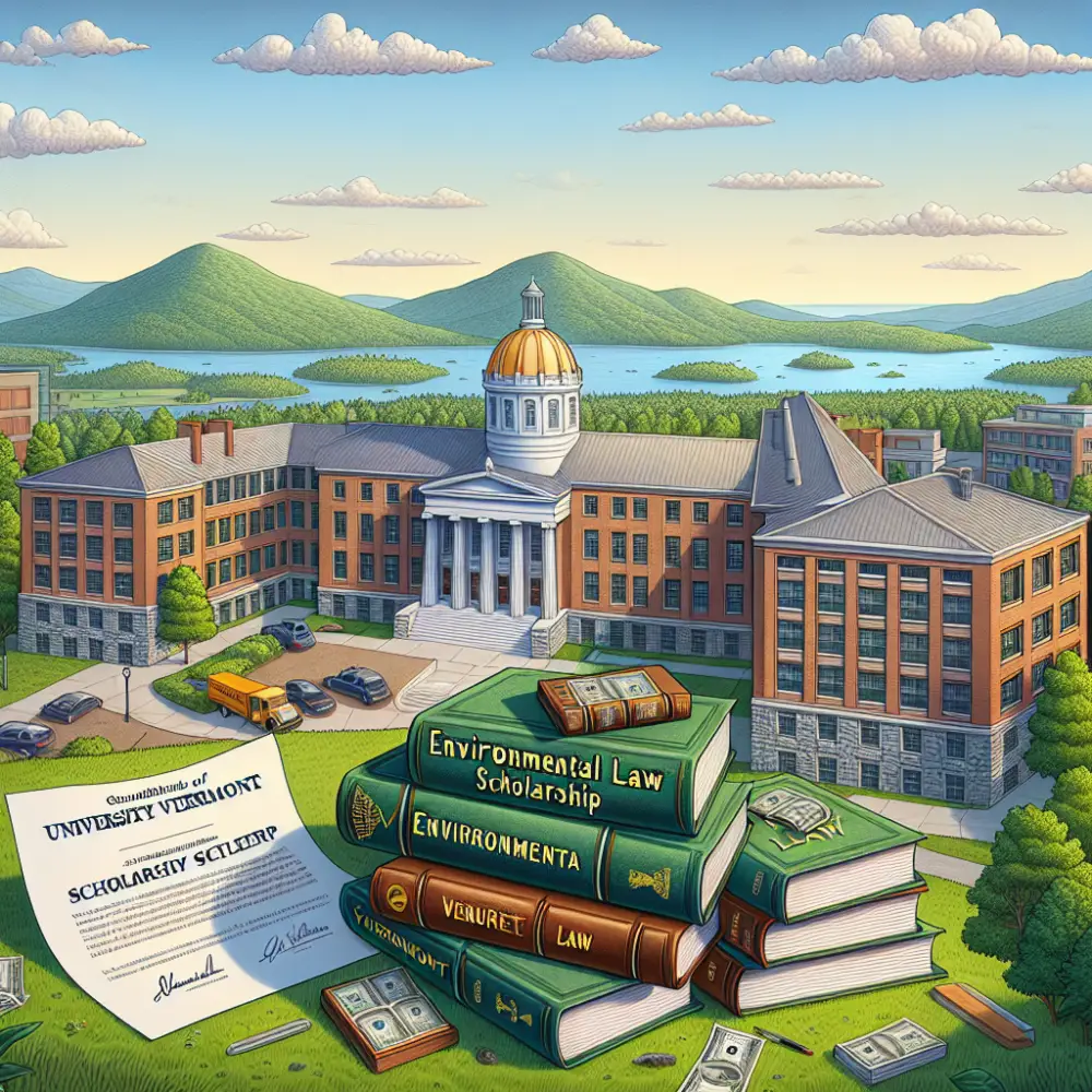 Environmental Law Scholarship at University of Vermont, USA, 2025