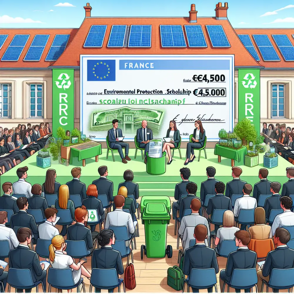 Environmental Protection €4,500 Scholarship in France, 2025