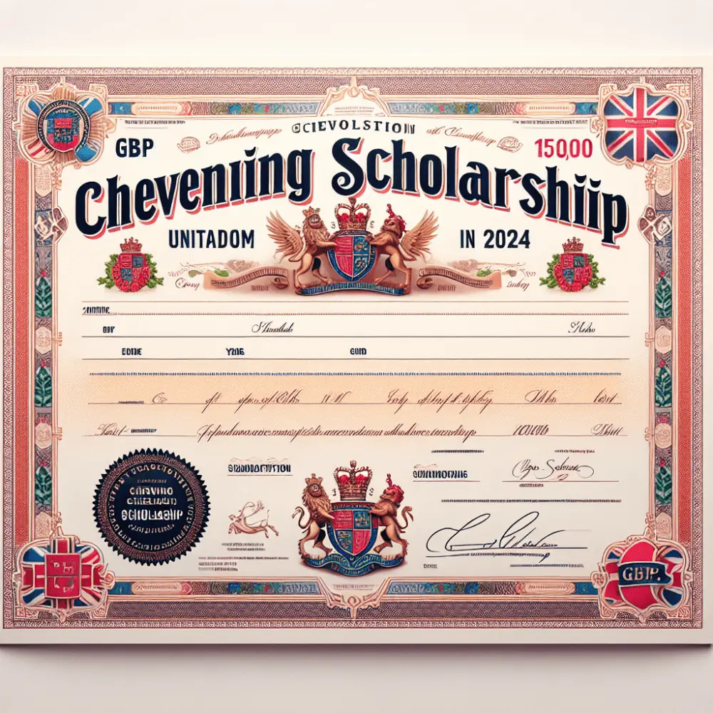 GBP 15,000 Chevening Scholarship United Kingdom 2024