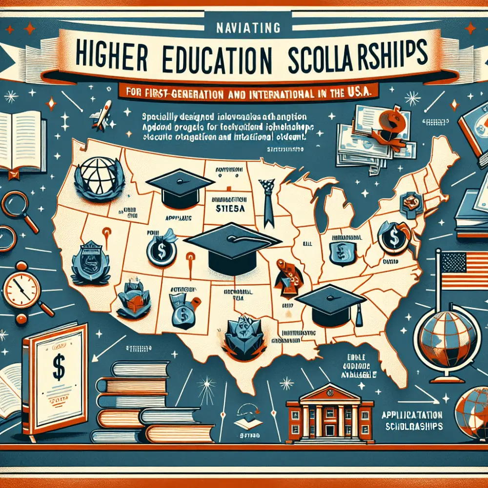 Navigating Higher Education Scholarships for First-Generation and International Students in the USA