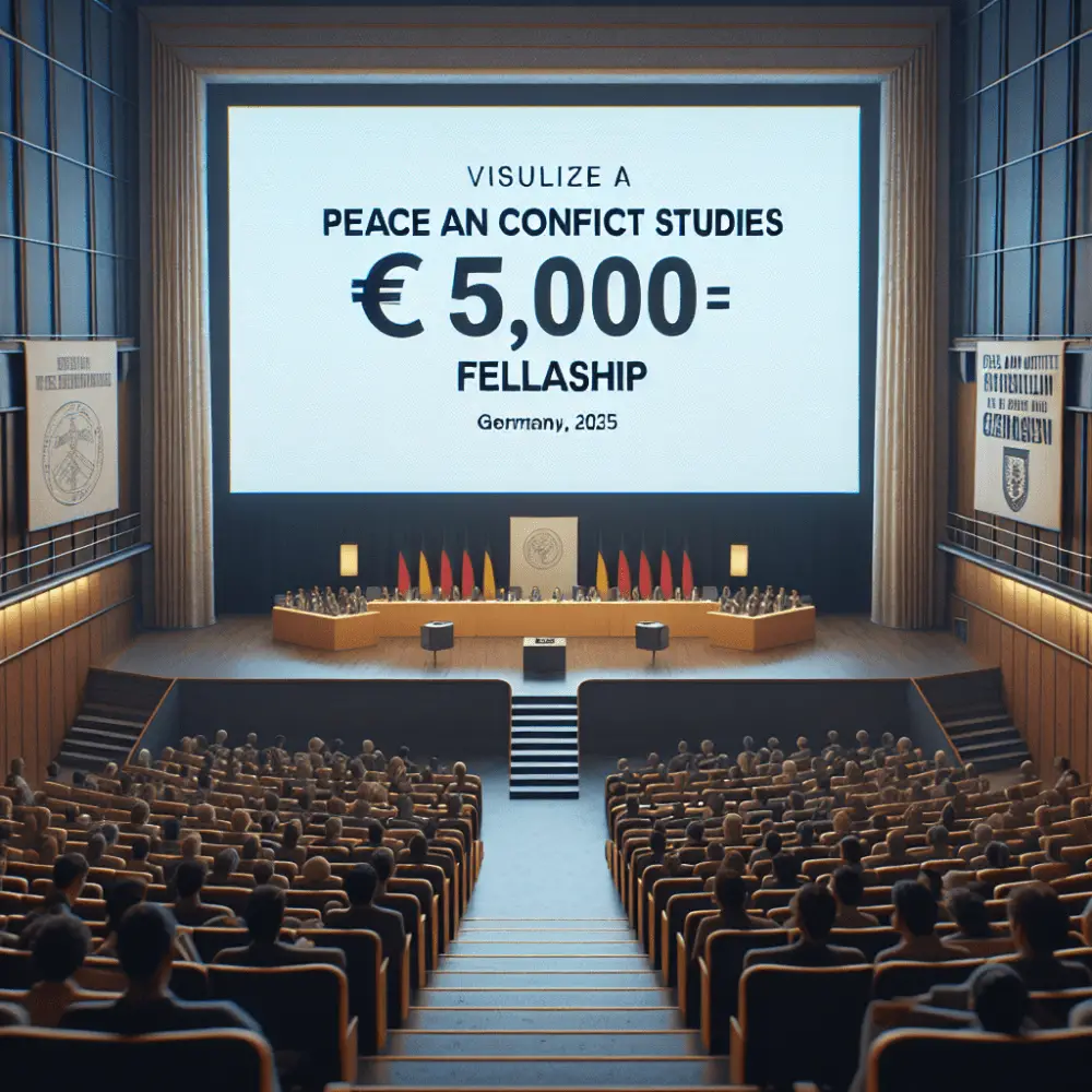 Peace and Conflict Studies €5,000 Fellowship in Germany, 2025