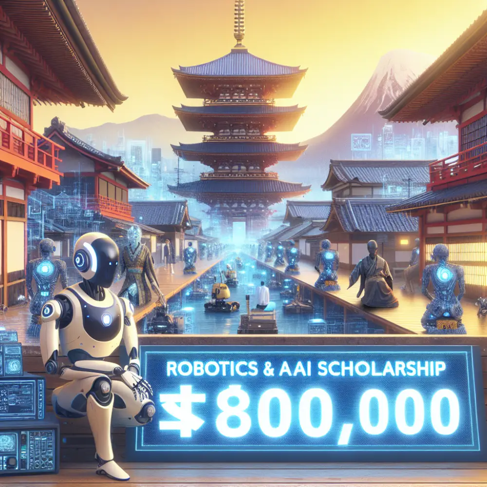 Robotics and AI ¥800,000 Scholarship in Japan, 2025