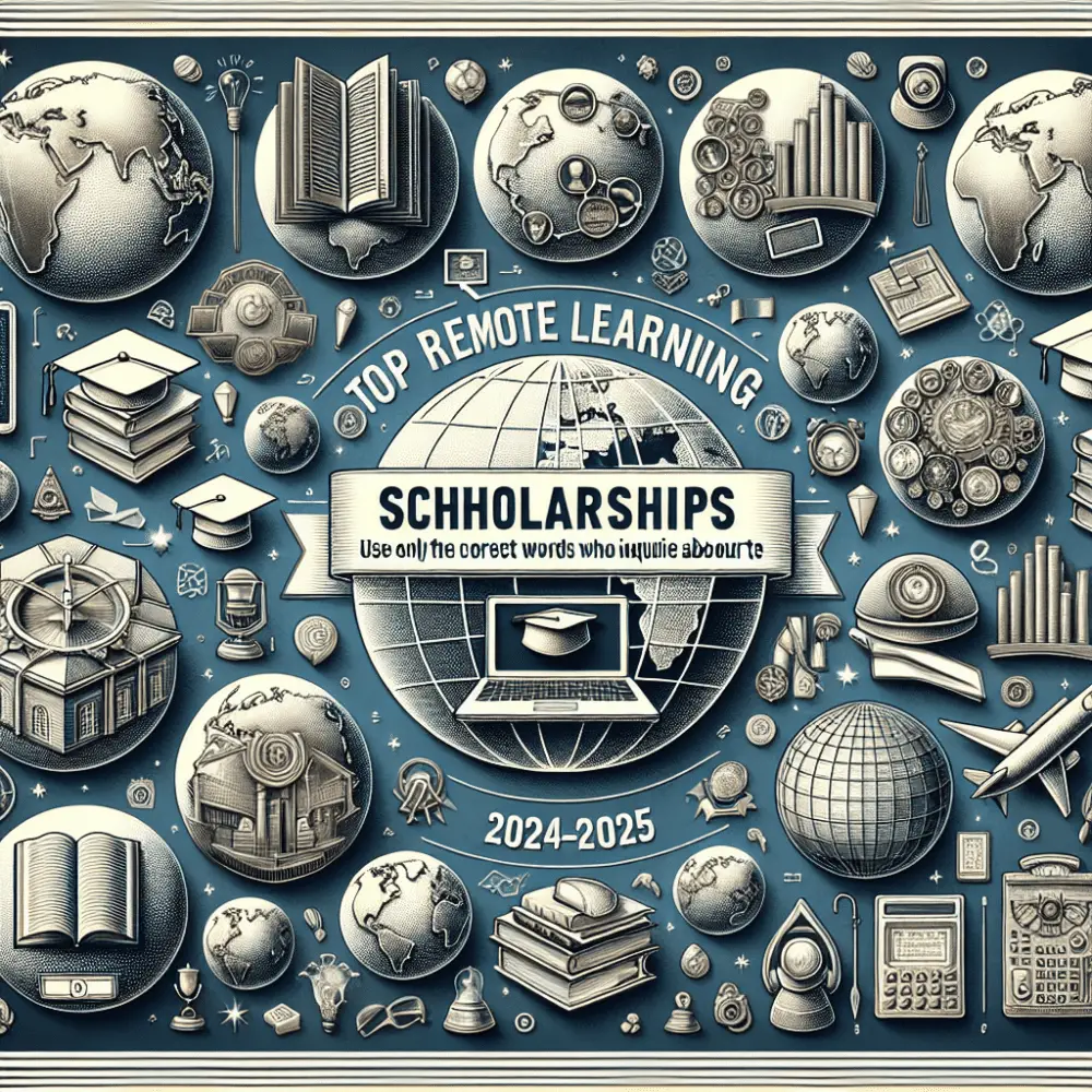 Top Remote Learning Scholarships for 2024-2025