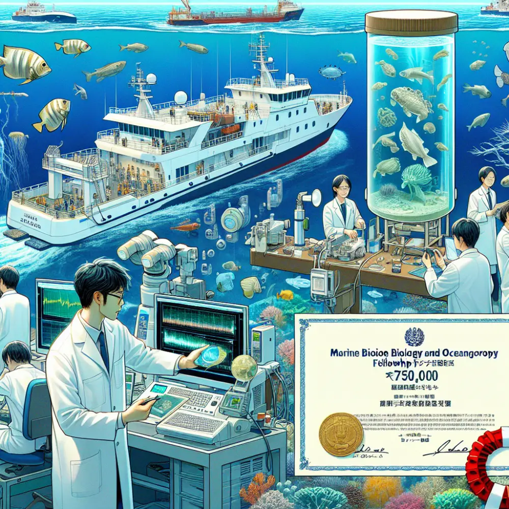 ¥750,000 Marine Biology and Oceanography Fellowship in Japan, 2024