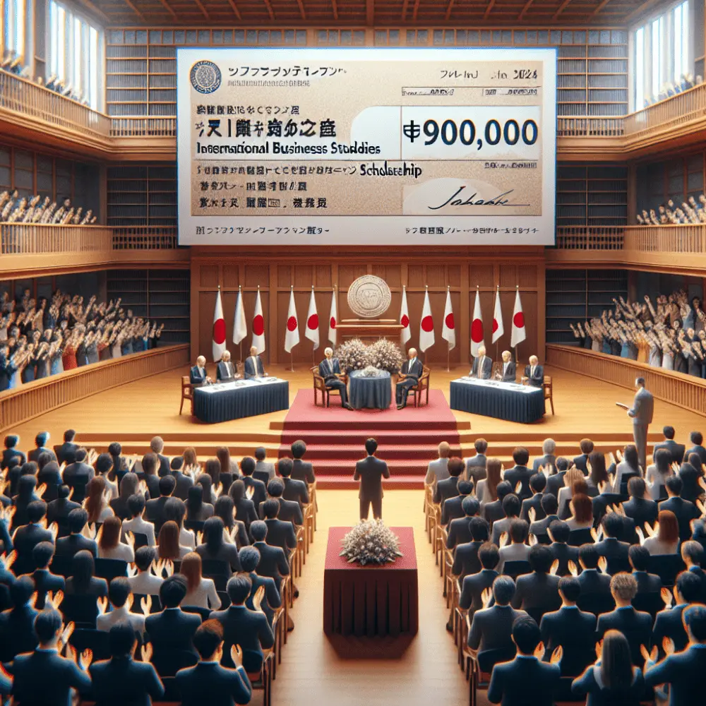 ¥900,000 International Business Studies Scholarship in Japan, 2024