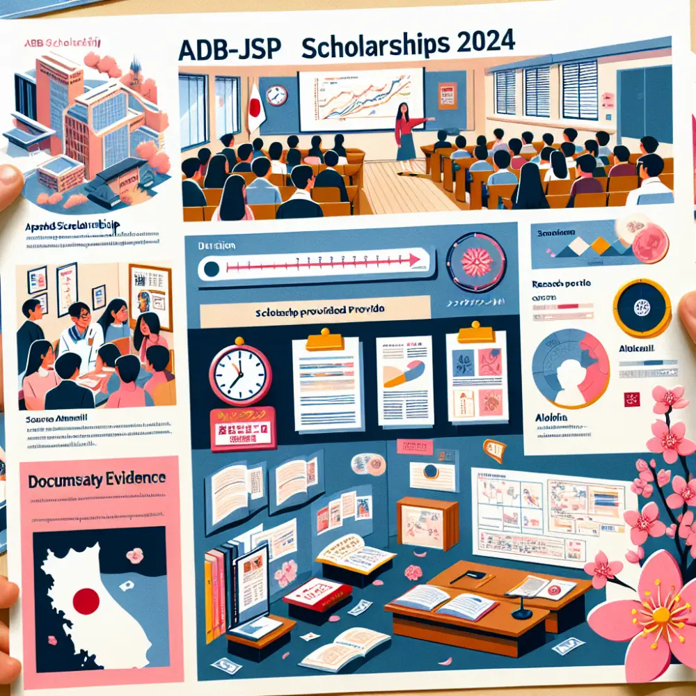 $10,000 ADB-JSP Scholarships Japan 2024