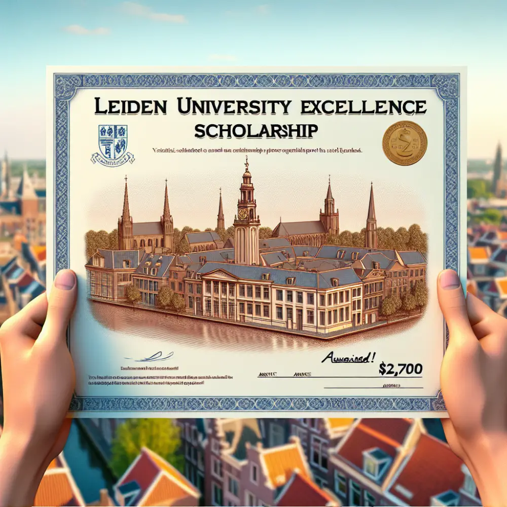 $20,700 Leiden University Excellence Scholarship Netherlands 2024