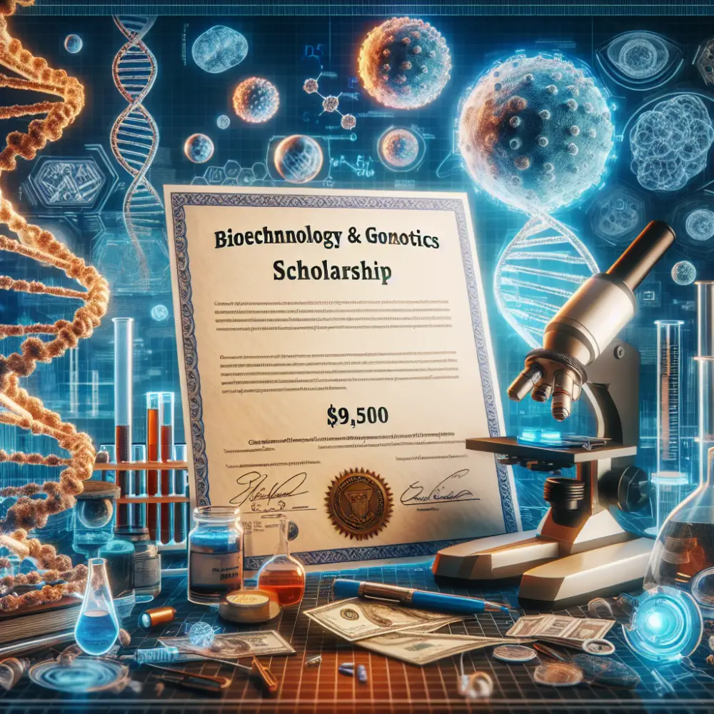 $9,500 Biotechnology and Genomics Innovation Scholarship in USA, 2025