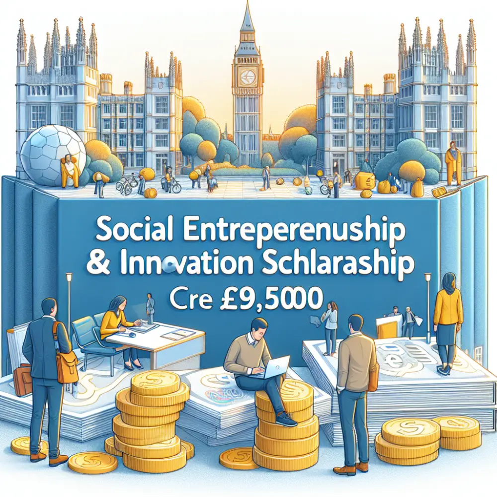 £9,500 Social Entrepreneurship and Innovation Scholarship in UK, 2025