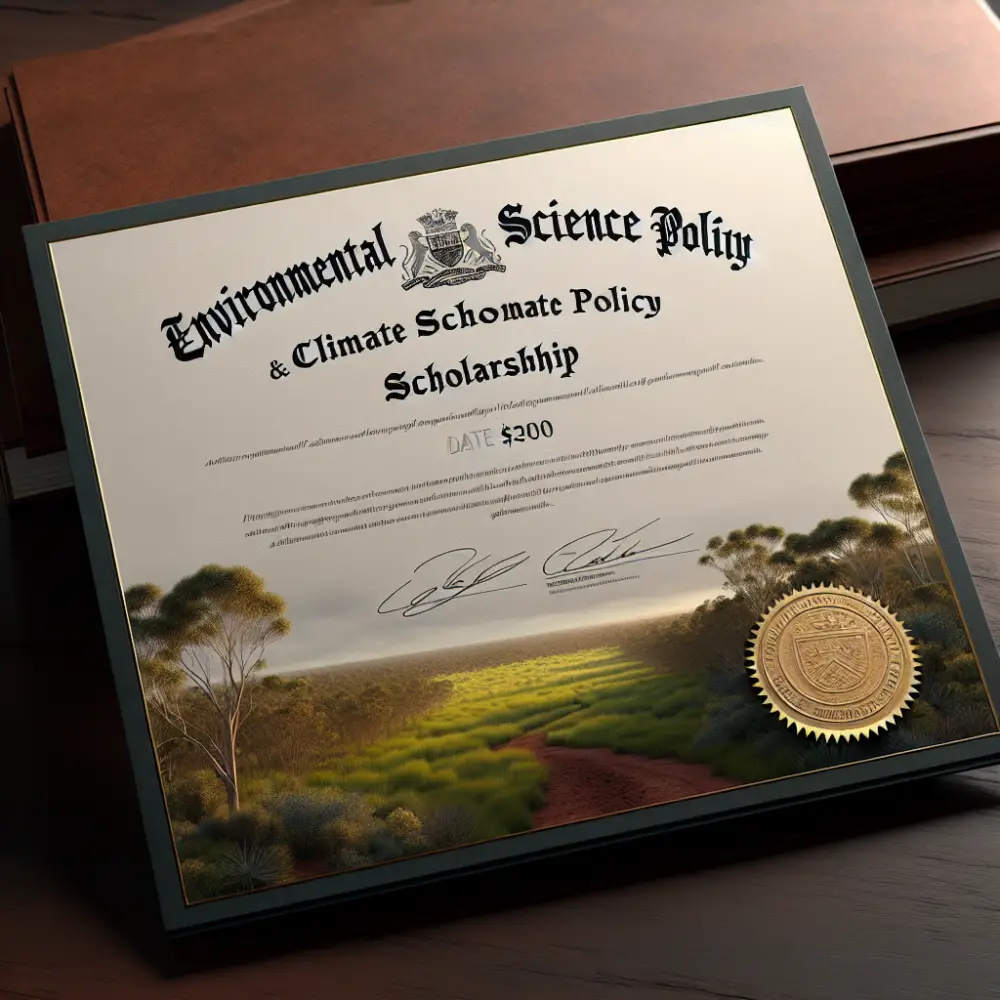 A$7,500 Environmental Science and Climate Policy Scholarship in Australia, 2025