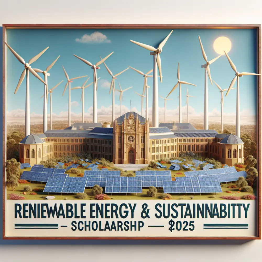 A$8,000 Renewable Energy and Sustainability Scholarship in Australia, 2025