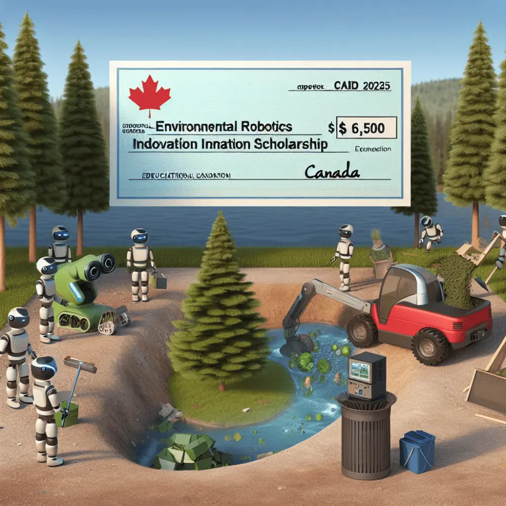 CAD 6,500 Environmental Robotics Innovation Scholarship in Canada, 2025